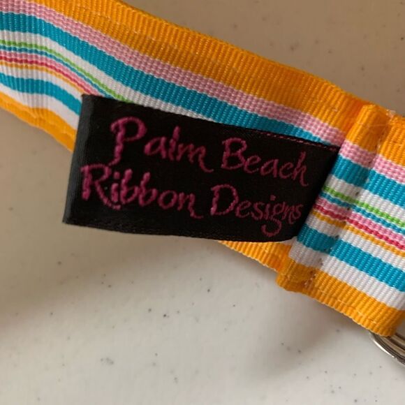 Palm Beach Ribbon design belt - Picture 3 of 4